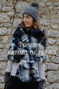 coser una estola de pelo paso a paso