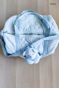 aprende a coser una bolsa para el carrito con Living in Flipflops