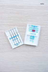agujas para coser tela de punto