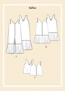 patrón de costura vestido de verano